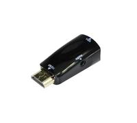Gembird A-HDMI-VGA-02 Adaptador HDMI a VGA + Cable 3.5mm de Audio Negro