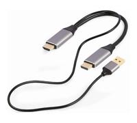Cable de video HDMI - GEMBIRD A-HDMIM-DPM-01 - 2m - HDMI Tipo A - DisplayPort - Negro
