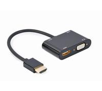 Gembird a-hdmim-hdmifvgaf-01 tarjeta y adaptador de interfaz hdmi, vga