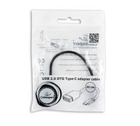 Adaptador USB Gembird A-OTG-CMAF2-01 USB-C a USB-A 0,2 m Negro
