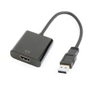 Gembird Cable adaptador USB 3.0 macho a HDMI hembra negro