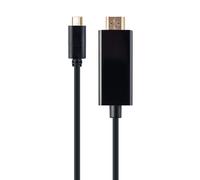 Gembird adaptador a-cm-hdmim-01 usb-c macho a hdmi-macho, 4k 30hz, 2m,