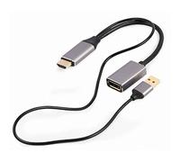 gembird Adaptador Activo 4K HDMI Macho A DISPLAYPORT Hembra Negro