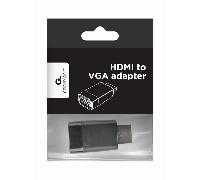 Gembird A-HDMI-VGA-001 Adaptador HDMI a VGA Macho/Hembra Negro