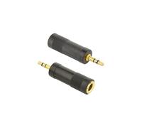 Gembird Adaptador de Audio 6,35 mm, Hembra A 3,5 mm Macho