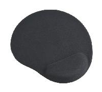 GEMBIRD ALFOMBRILLA DE GEL PARA RATON CON SOPORTE PARA MUNECA, NEGRO