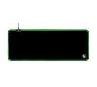 Gembird Alfombrilla para ratón MP-GAMELED-L para juegos RGB 10 efectos de luz Antideslizante Negra