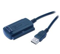 Gembird AUSI01 - Adaptador USB a IDE 2.5"/SATA 3.5", color negro