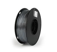 Gembird bobina de filamento pla plus 1.75mm 1kg plata