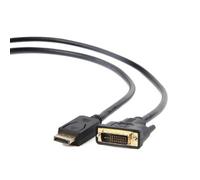 Gembird cable adaptador DisplayPort (macho) a DVI (macho) 1 m