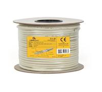 Gembird - Cable de red LAN Cat 6 FTP blindado 100 m con conductores sólidos CCA gris, modelo Fpc-6004-sol/100 para instalaciones profesionales y centros de datos