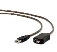 gembird cable extensión activo usb 10mts negro