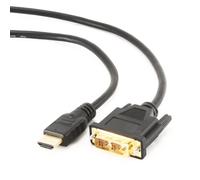 Gembird - Cable HDMI a DVI (clavijas chapadas en oro, 3 metros)