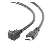 Gembird Cable HDMI Acodado 2.0 Macho/Macho 3m Negro