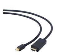 GEMBIRD Cable Mini DISPLAYPORT (M) -> HDMI (M), 4K, 1.8M