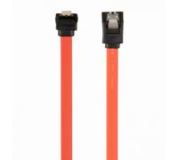Gembird Cable SATA 3 con Conector Doblado 90º 50cm Rojo