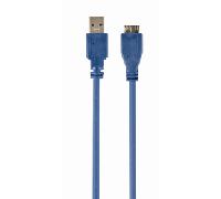 Cable USB 3.0 A/Macho - Micro B/Macho Azul 0.5m
