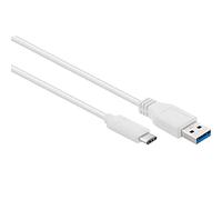 Gembird Cable USB-C a USB3 0.1m White/Ccp-USB3-Amcm-W-0.1m 0.1m Blanco Cable de transmisión