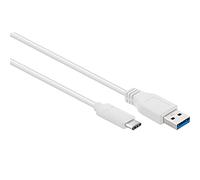 Gembird Cable USB-C a USB3 0.5m blanco/Ccp-USB3-Amcm-W-0.5m