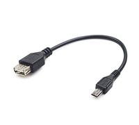 Gembird CABLE USB USB 2.0 HEMBRA A MICRO USB MACHO 0,15M, Negro