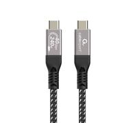 Gembird cable usb4 tipo-c premium ccbp-usb4-cmcm240-0.3m para carga y