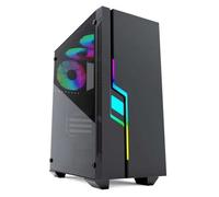 GEMBIRD Caja PC FORNAX 2000 RGB LED Strip RGB Rear Fan con Ajuste DE Color