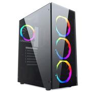 GEMBIRD Caja Semitorre ATX CCC-FC-1500RGB Negro