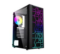 Caja Semi-Tour ATX - GEMBIRD - Fornax 2500 ARGB - Multicolor - 41x49x24 cm - Compatible ATX