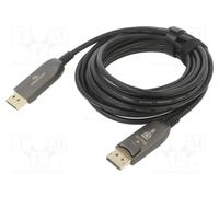 Gembird cc-dp8k-aoc-5m cable displayport negro