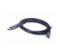 CABLE ADAPTADOR GEMBIRD USB TIPO C A DISPLAYPORT MACHO, GRIS ESPACIAL, 1,8 M