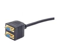 Gembird cc-vgax2-20cm cable vga 0,2 m vga (d-sub) 2 x vga (d-sub) negr