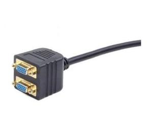 Gembird cc-vgax2-20cm cable vga 0,2 m vga (d-sub) 2 x vga (d-sub) negr