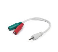 Gembird - CCA-417W cable de audio 3,5mm 2 x 3.5mm Blanco