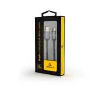 CABLE TRENZADO DE ALGODON GEMBIRD 8 PINES CON CONECTORES METALICOS. 1.8 M