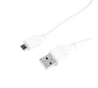 Gembird CCP-MUSB2-AMBM-W-1M - Cable USB (1 m, USB A, Micro-USB B, 2.0, Male Connector/Male Connector, Blanco)