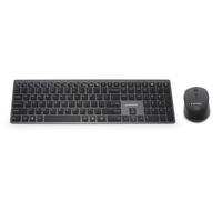 GEMBIRD Conjunto de Escritorio inalámbrico Backlight Pro Business Slim, diseño Español, Negro Marca