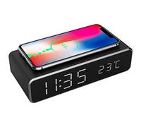 Gembird DAC-WPC-01 WRL - Cargador portátil con Alarma y Reloj