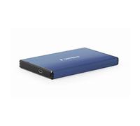 Gembird EE2-U3S-3-DB Caja Externa HDD USB 3.0 2.5" Aluminio Cepillado Azul