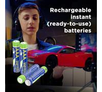 Gembird - EG-BA-AAA8R4-01 pila doméstica Batería recargable AAA Níquel-metal hidruro (NiMH)