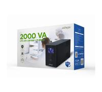 Gembird - EG-UPS-035 sistema de alimentación ininterrumpida (UPS) Línea interactiva 2 kVA 1200 W 5 salidas AC