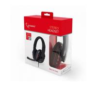 Gembird GHS-402 Binaurale Diadema Negro auricular con micrófono