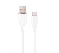 CABLE DE CARGA Y DATOS GEMBIRD USB TIPO C DE SILICONA PREMIUM 1,5 MBLANCO