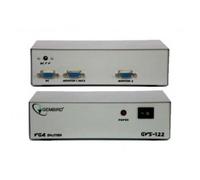 Gembird gvs122 - divisor vga para 2 monitores, color blanco