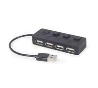 GEMBIRD Hub USB UHB-U2P4-05 Negro