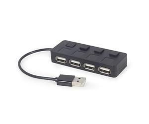 GEMBIRD Hub USB UHB-U2P4-05 Negro
