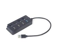 GEMBIRD Hub USB UHB-U3P1U2P3P-01 Negro