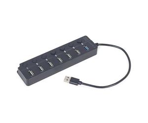 GEMBIRD Hub USB UHB-U3P1U2P6P-01 Negro