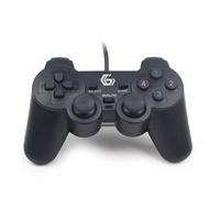 Gembird jpd-udv-01 mando y volante negro usb 2.0 gamepad analógico/di