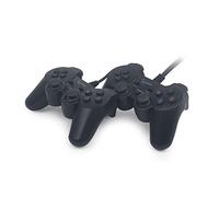 Gembird JPD-UDV2-01, Conjunto de 2 Gamepads USB con Vibración para PC