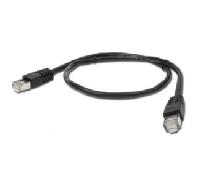 Gembird PP6-0.5M/BK - Cable CAT6 UTP Moldeado (0.5 Metros), Negro